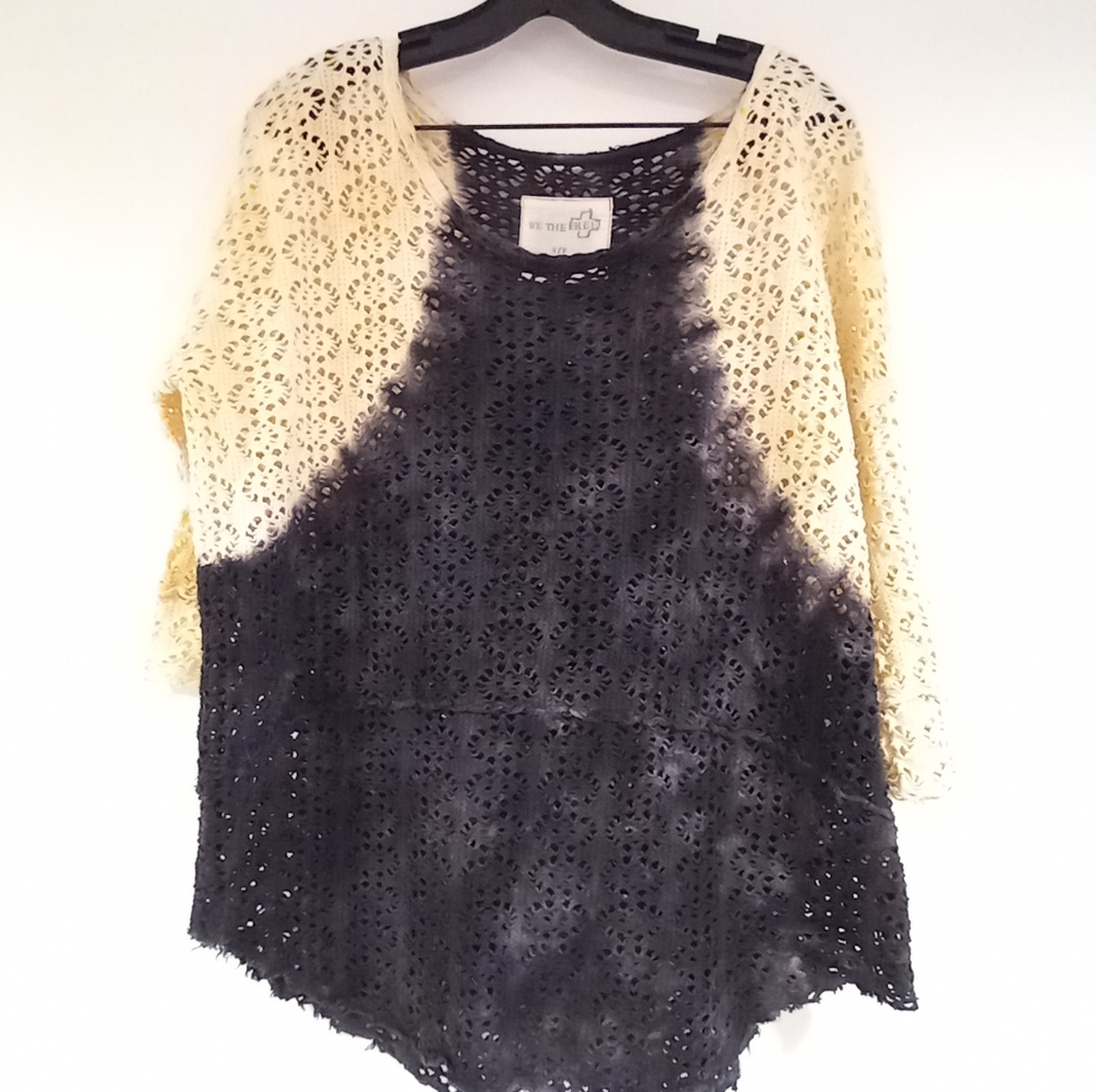 We The Free Sundance Tie Dye Perforated Tee S